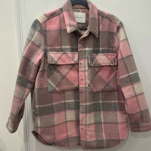Size medium blanknyc shacket pink and grey